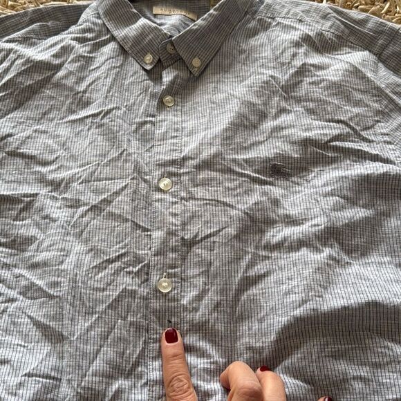 Burberry Brit Long Sleeve Shirt Blue Size L - Picture 7 of 9